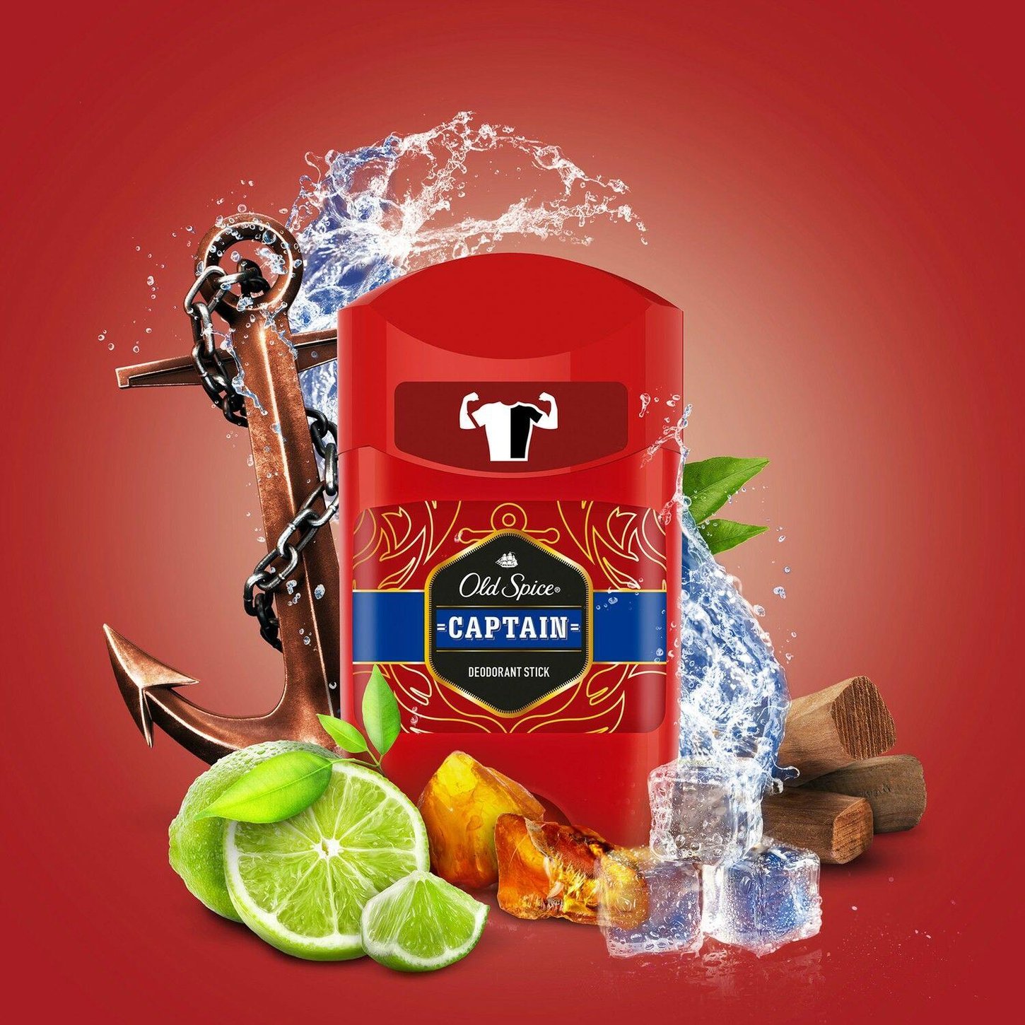 OLD SPICE CAPTAIN ERKEK DEODORANT STICK 50 ML
