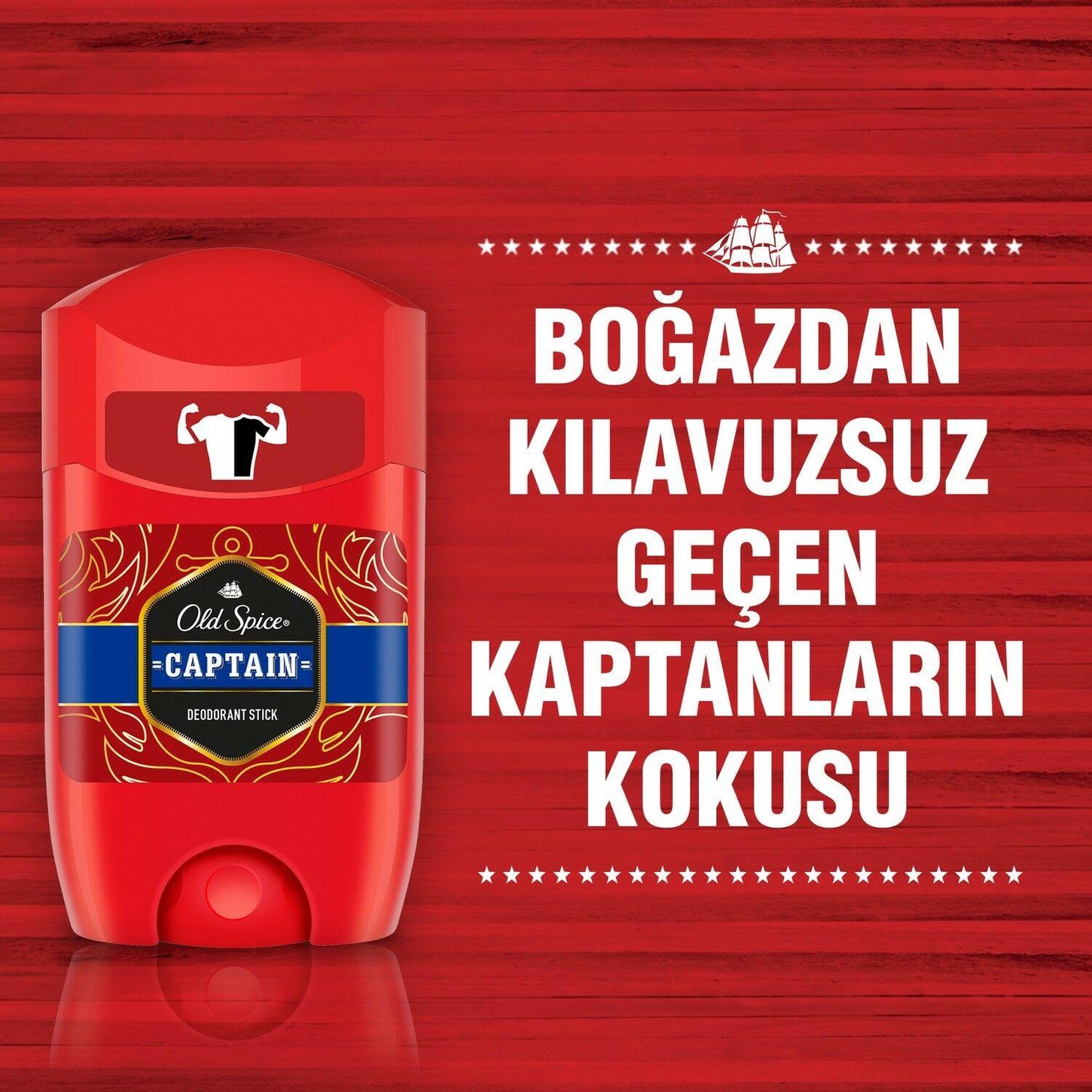 OLD SPICE CAPTAIN ERKEK DEODORANT STICK 50 ML