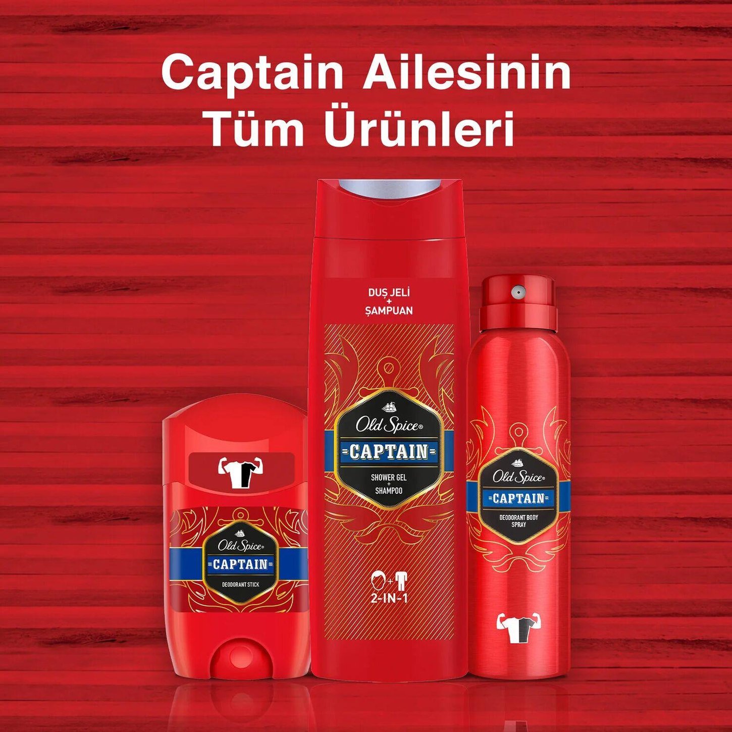 OLD SPICE CAPTAIN ERKEK DEODORANT STICK 50 ML