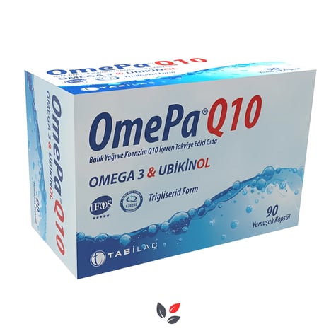 Omepa Q10 Omega 3 Ubiquinol 90 Kapsül