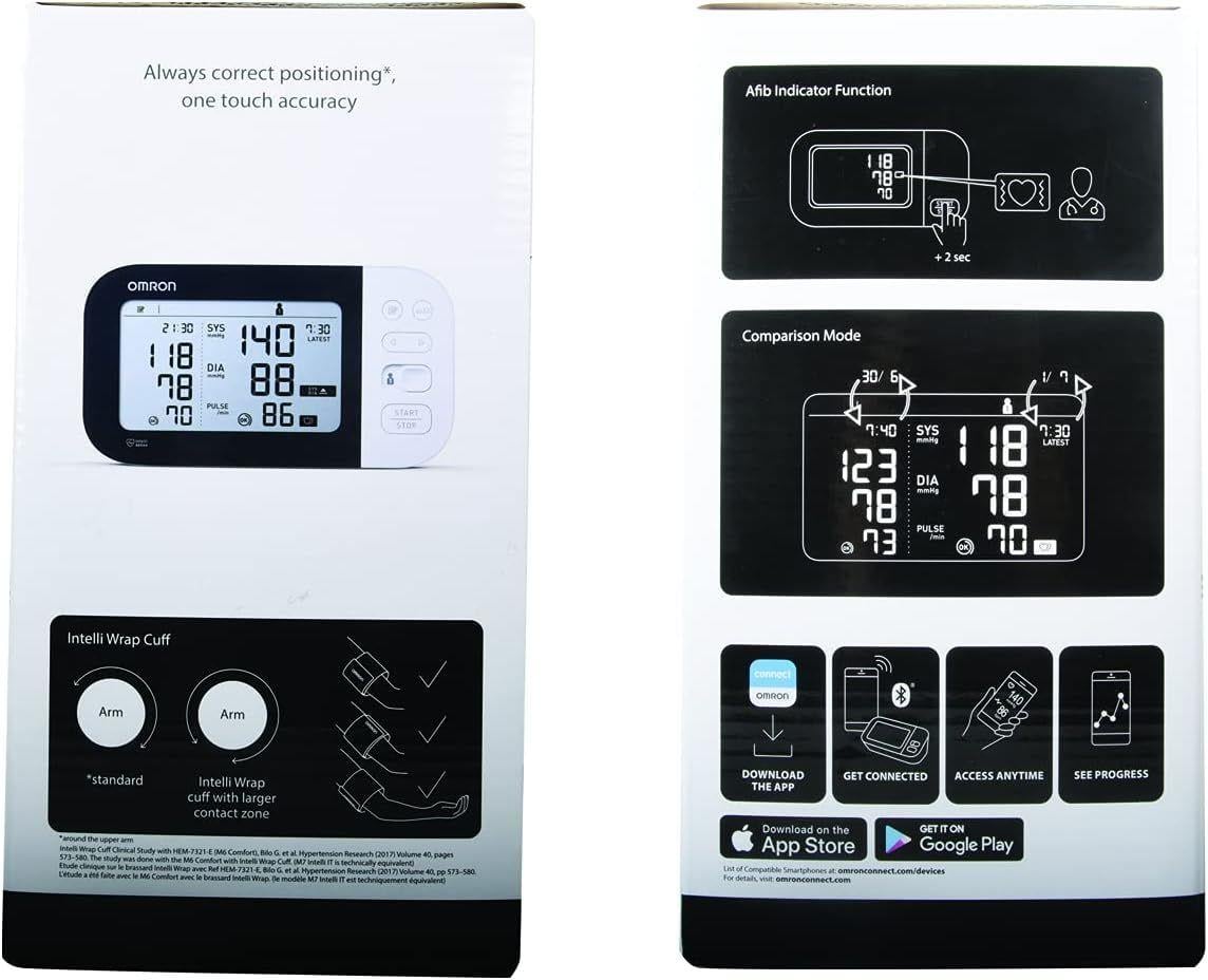 Omron M7 Intelli IT Hem-7361T-E Koldan Tansiyon Ölçer