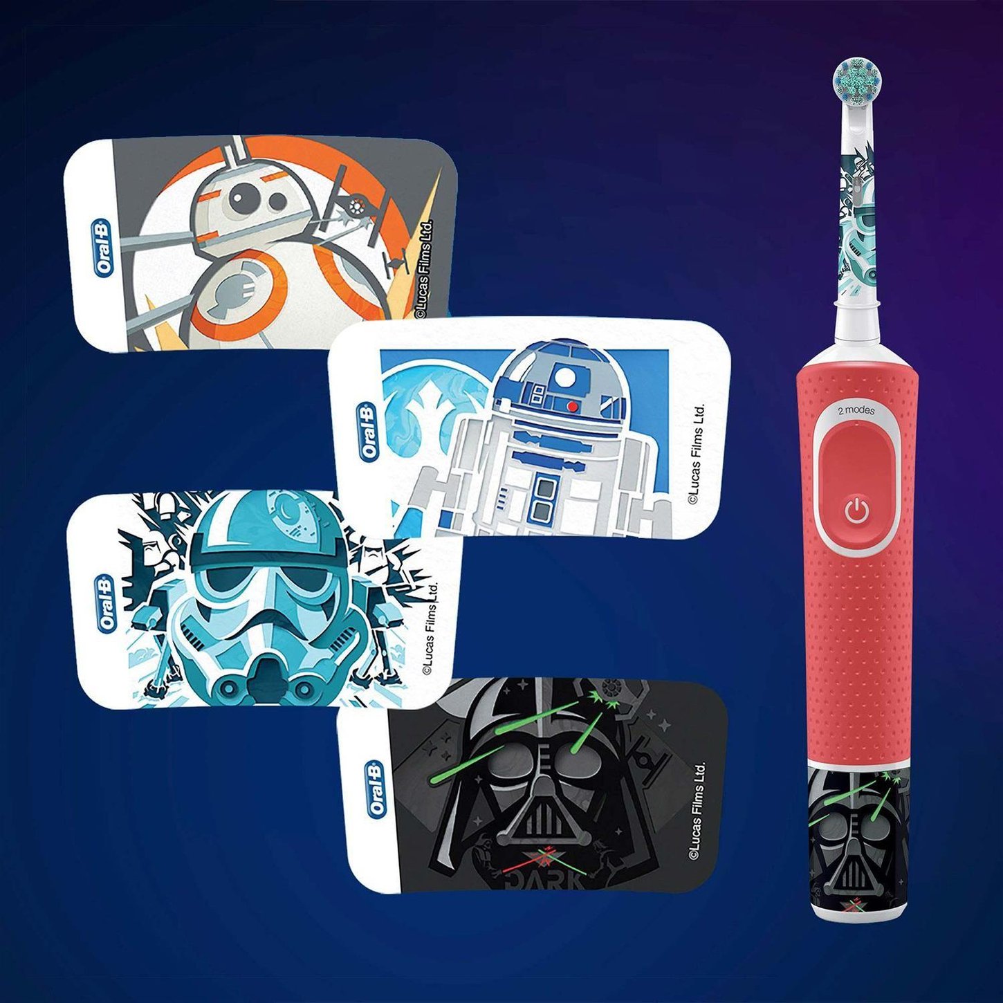 ORAL-B D100 STAR WARS OZEL SERI COCUKLAR ICIN SARJ EDILEBILIR DIS FIRCASI