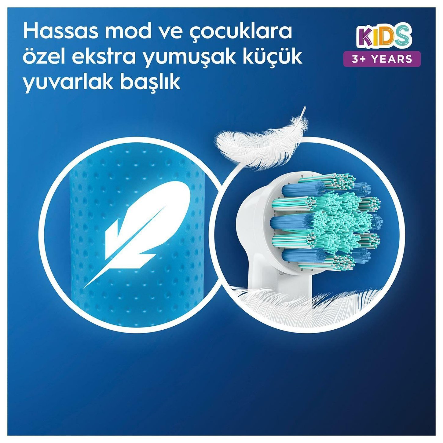 ORAL-B D100 VITALITY FROZEN OZEL SERI COCUKLAR ICIN SARJ EDILEBILIR DIS FIRCASI