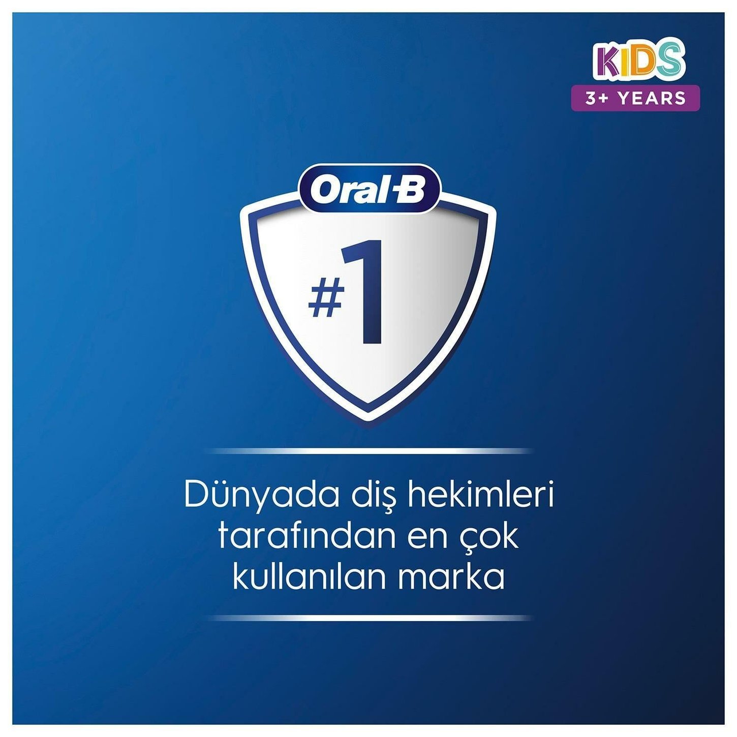ORAL-B D100 VITALITY FROZEN OZEL SERI COCUKLAR ICIN SARJ EDILEBILIR DIS FIRCASI