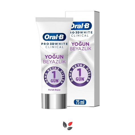 Oral-B Pro 3D White Clinical Yoğun Beyazlık Parlak Mükemmellik Diş Macunu 75 ml