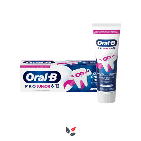 Oral-B Pro Junior Çürük Önleyici Koruma 6-12 Yaş Florürlü Çocuk Diş Macunu 75 ml