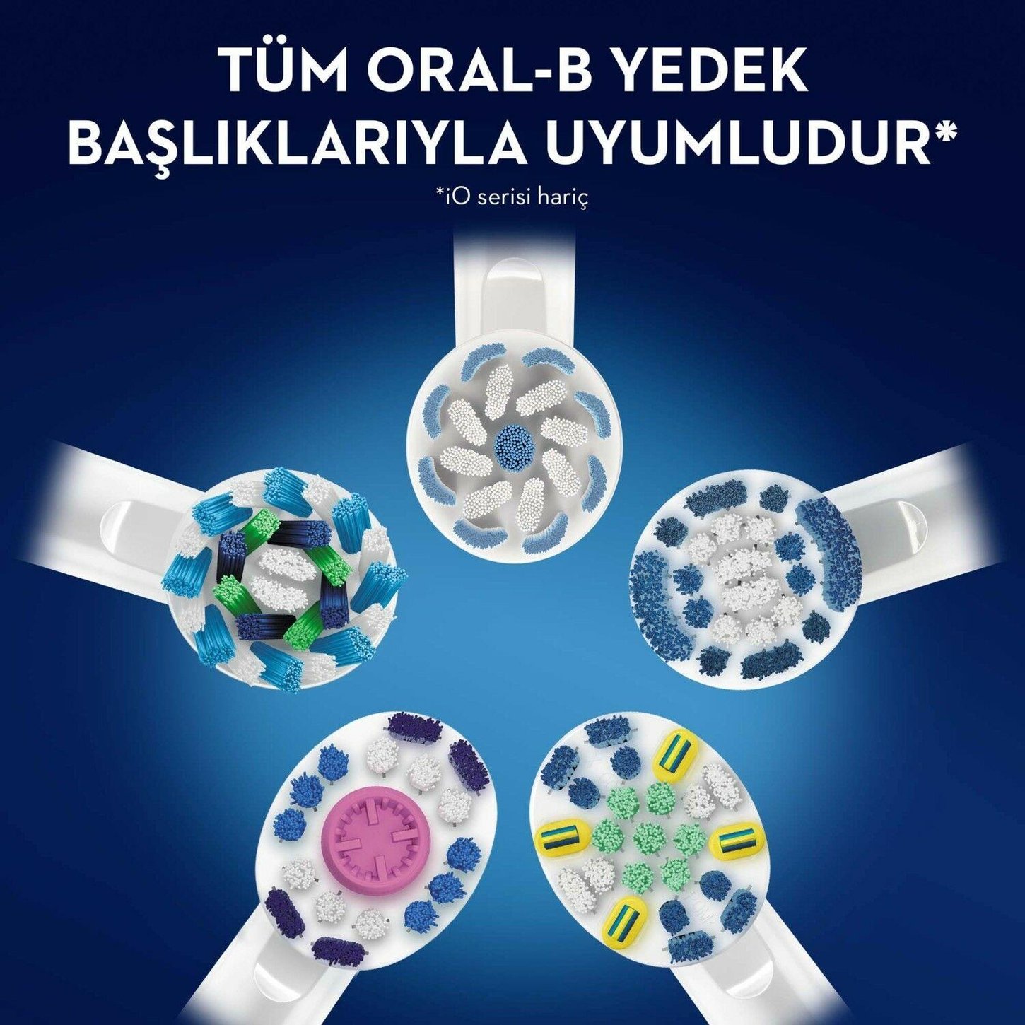 ORAL-B VITALITY D150 CROSS ACTION SARJLI DIS FIRCASI + 1 YEDEK BASLIK