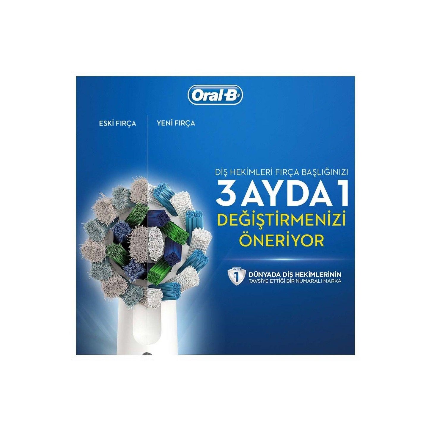 ORAL-B VITALITY D150 CROSS ACTION SARJLI DIS FIRCASI + 1 YEDEK BASLIK