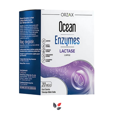 Orzax Ocean Enzymes Lactase Damla 20 ml
