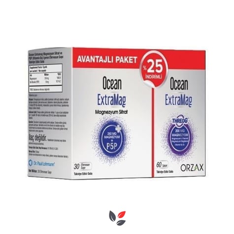 Orzax Ocean Extramag 30 Saşe + Extramag Threog 60 Tablet
