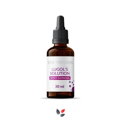 Raw Material Lugol's Solution İyot %2 30 ml Damla
