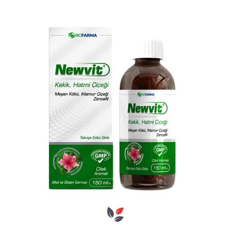Rcfarma Newvit Kekik Hatmi Çiçeği Şurup 150 ml