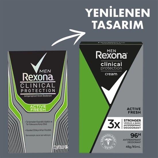 Rexona Men Clinical Protection Deodorant Stick Active Fresh 45 ml