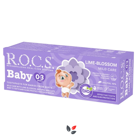 Rocs Baby Ihlamur Özlü Yutulabilir Diş Macunu 0-3 Yaş 35 ml