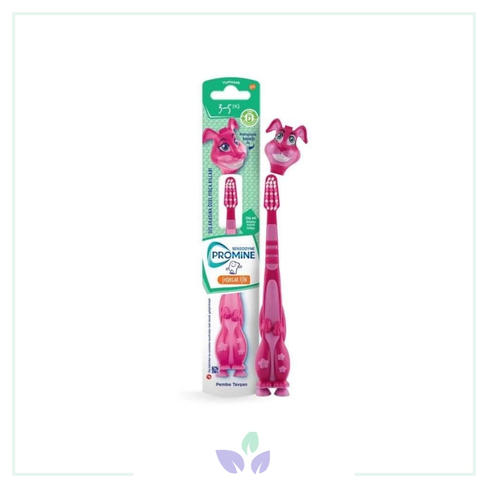 Sensodyne Sensodyne Promine 3-5 Yaş Çocuklar İçin Sevimli Tavşan Karakterli Diş Fırçası Yumuşak
