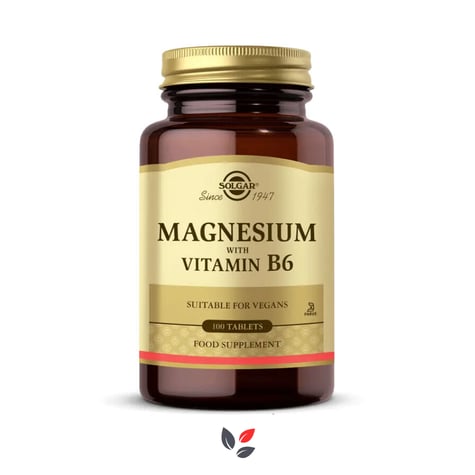 Solgar Magnesium With Vitamin B6 100 Tablet