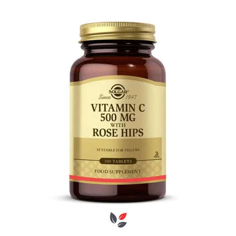 Solgar Vitamin C 500 Mg Rose Hips 100 Tablet