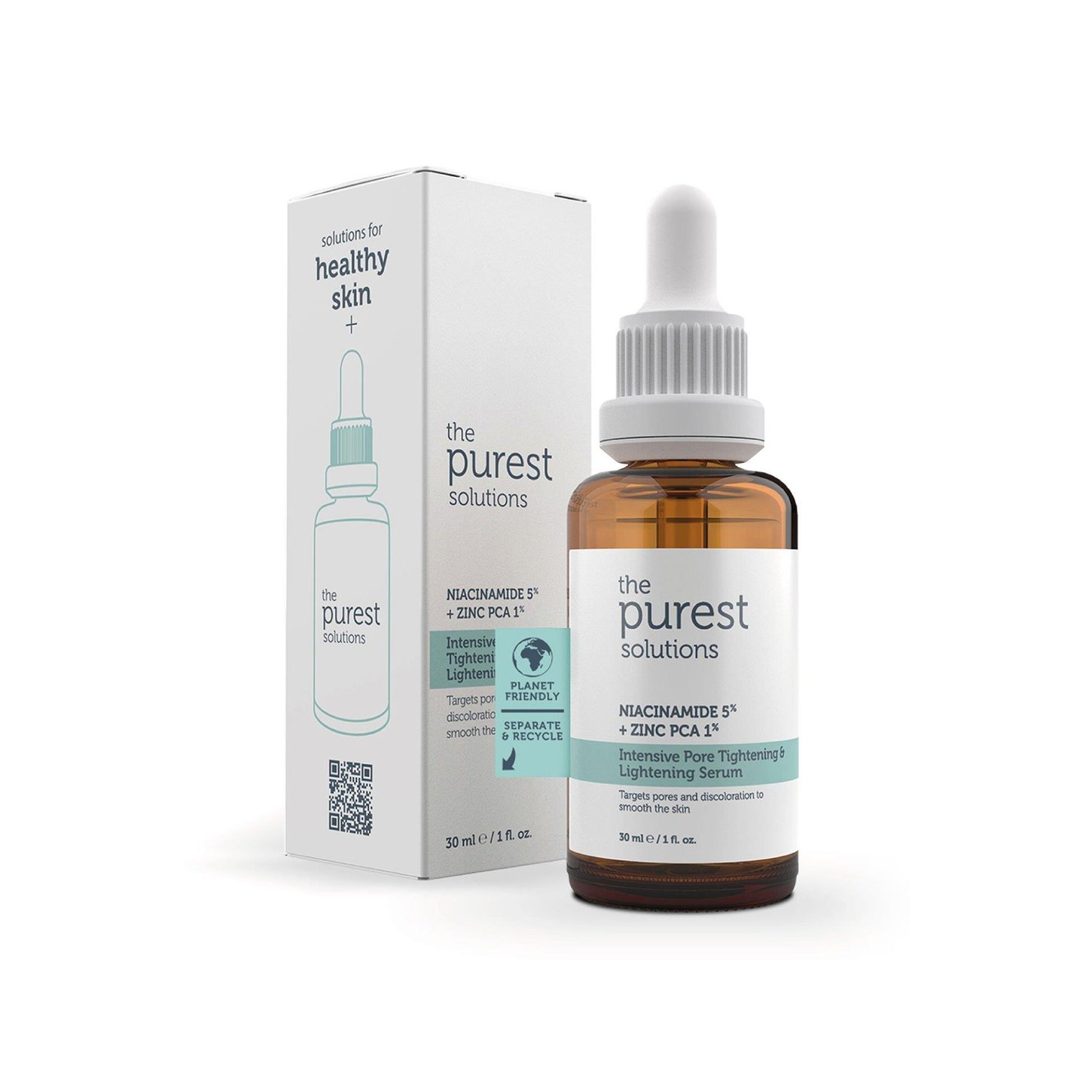 The Purest Solutions Akne Giderici Bakım Serumu Niacinamide 5% + Zinc Pca 1% 30 ml