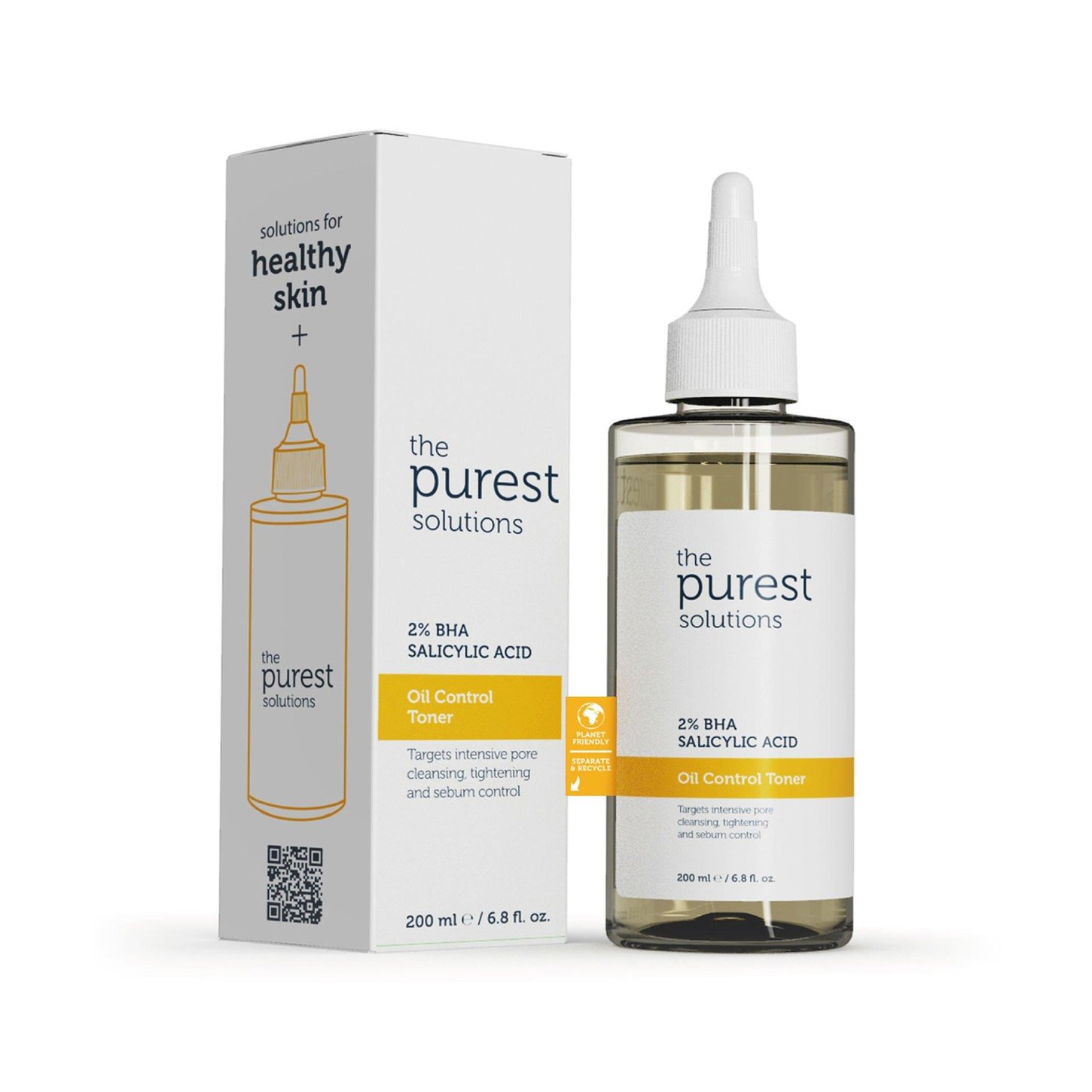 The Purest Solutions Bha %2 Oil Control Toner Gözenek Dengeleyici Tonik 200 ml