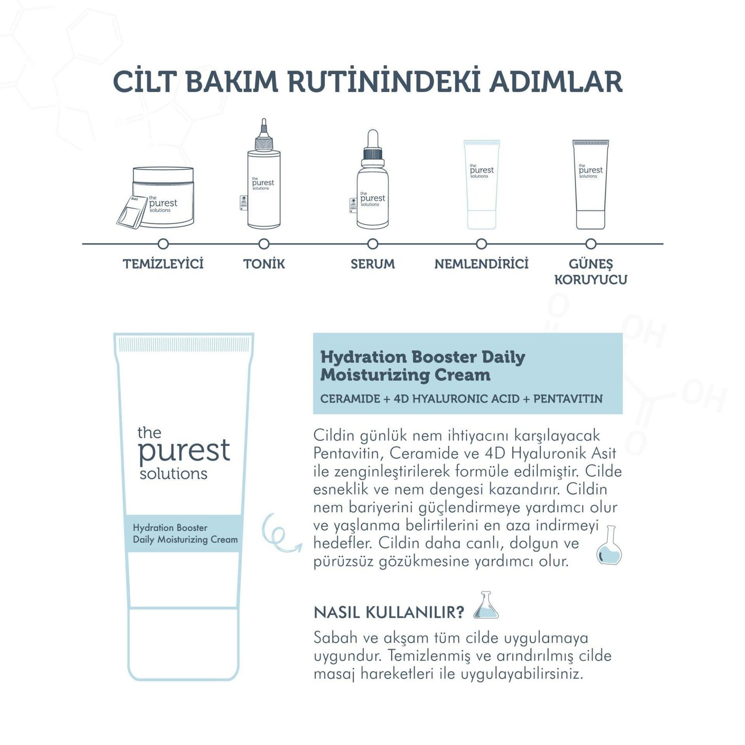 The Purest Solutions Hydration Booster Daily Moisturizing Cream 50 ml
