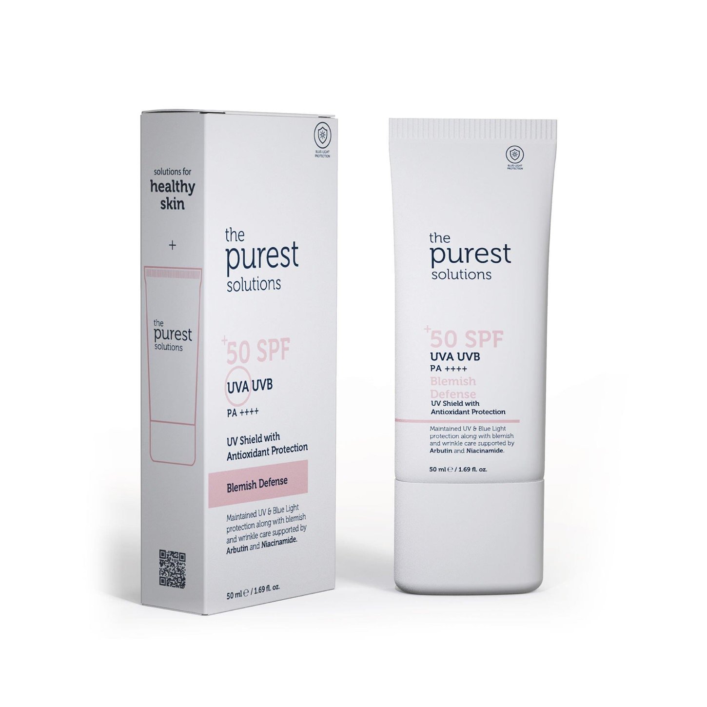 The Purest Solutions Lekeli Ciltler İçin Antioksidan Destekli Güneş Kremi SPF 50+ 50 ml