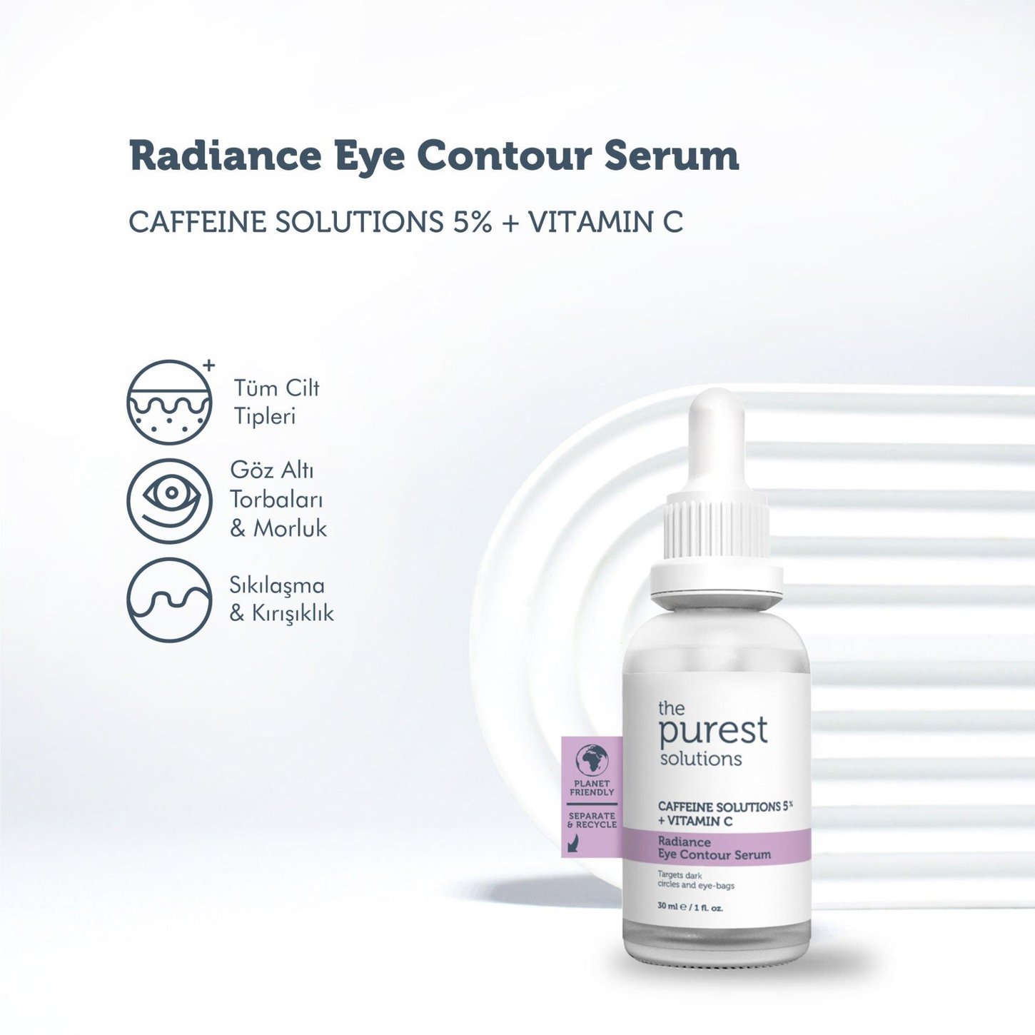The Purest Solutions Radiance Eye Contour Serum 30 ml