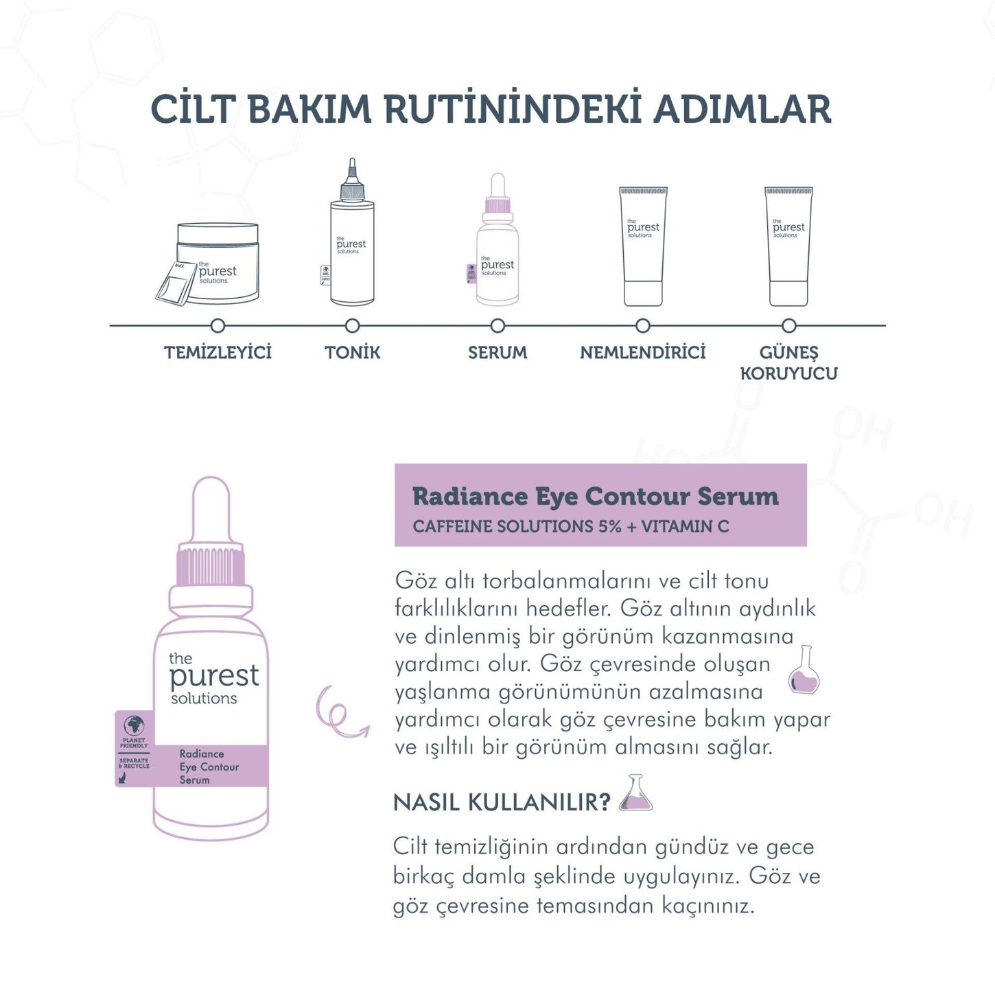 The Purest Solutions Radiance Eye Contour Serum 30 ml