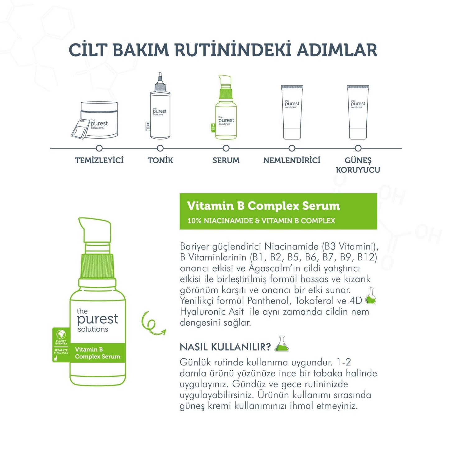 THE PUREST SOLUTIONS VITA-B COMPLEX NIACINAMIDE 10% SERUM 30 ML