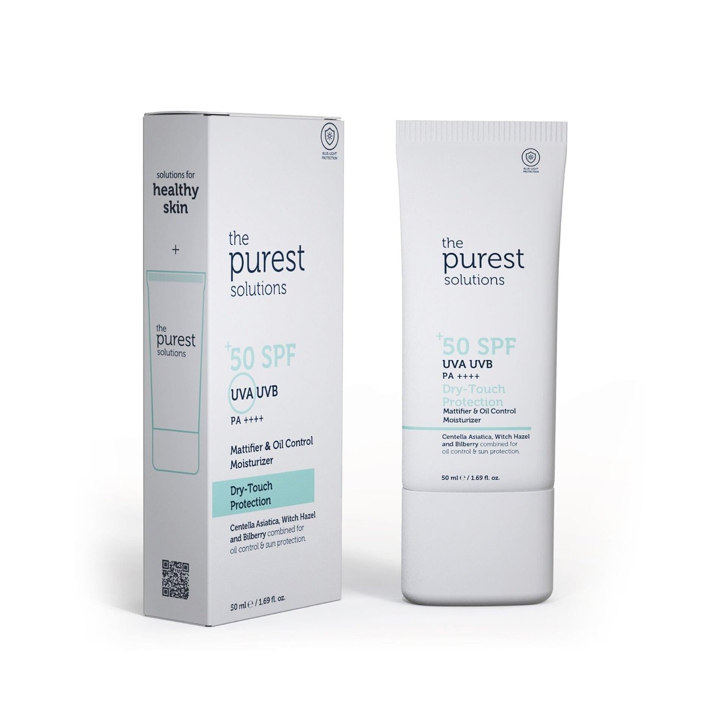 The Purest Solutions Yağlı Ciltler İçin Mat Bitişli SPF50+ Güneş Kremi 50 ml
