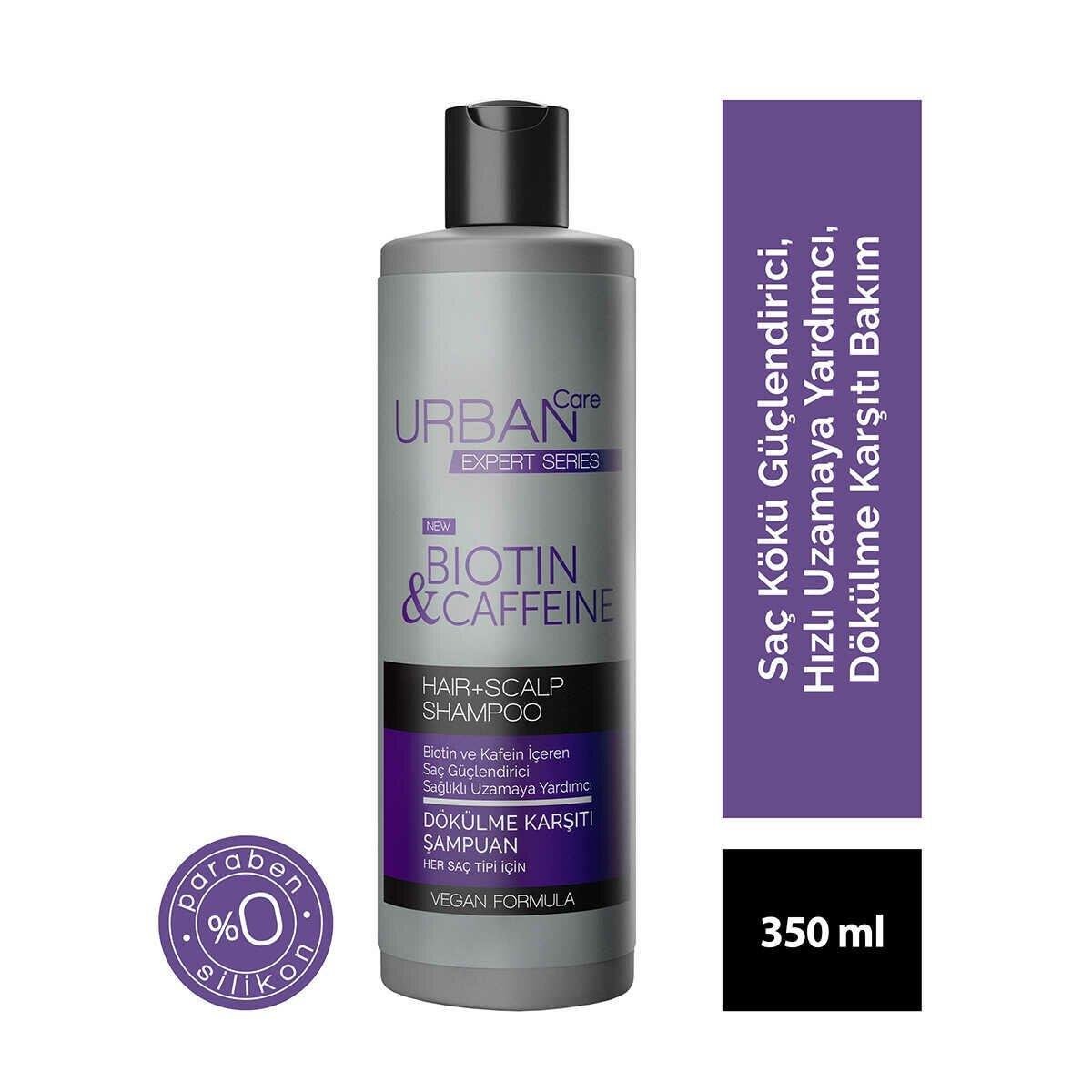 URBAN CARE EXPERT SERIES BIOTIN   CAFFEINE DOKULME KARSITI SAMPUAN 350 ML