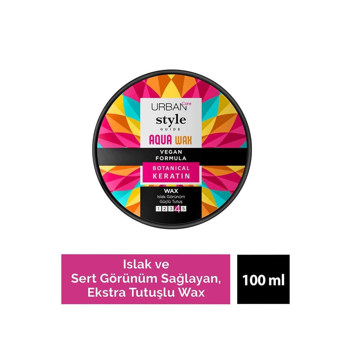 URBAN CARE STYLE GUIDE VEGAN ISLAK GORUNUM AQUA WAX 100 ML