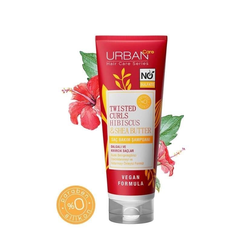 URBAN CARE TWISTED CURLS HIBISCUS   SHEA BUTTER SAC BAKIM SAMPUANI 250 ML