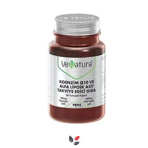 Venatura Koenzim Q10 ve Alfa Lipoik Asit 60 Kapsül