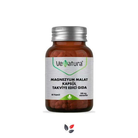 Venatura Magnezyum Malat 100 mg 60 Kapsül
