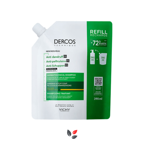 Vichy Dercos Anti Dandruff Kuru Saçlar İçin Kepek Karşıtı Şampuan Refill 390 ml