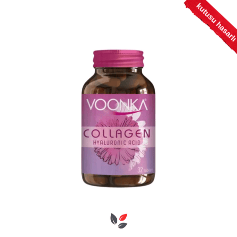 Voonka Collagen Hyaluronic Acid 32 Tablet - KUTUSU HASARLI