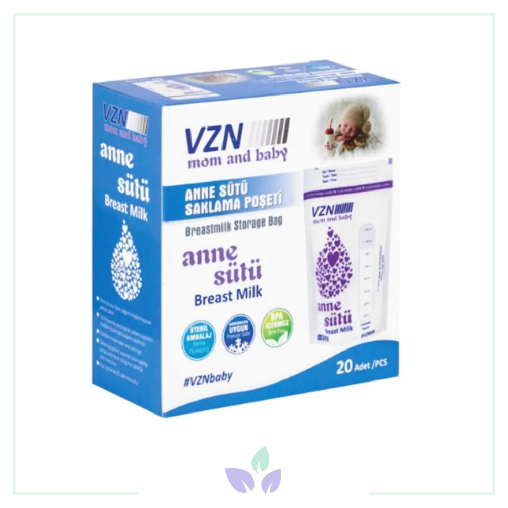 Vzn Süt Saklama Poşeti 20li