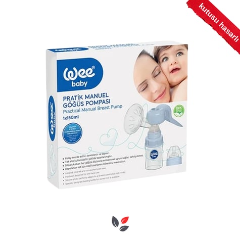 Wee Baby 752 Pratik Manuel Göğüs Pompası 150 ml - KUTUSU HASARLI