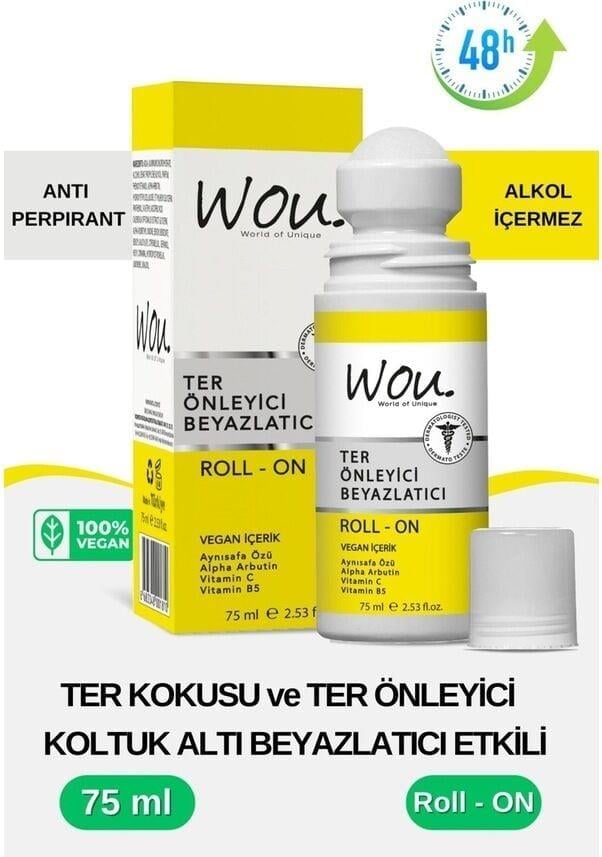 WOU TER ÖNLEYİCİ ROLL ON 75 ML