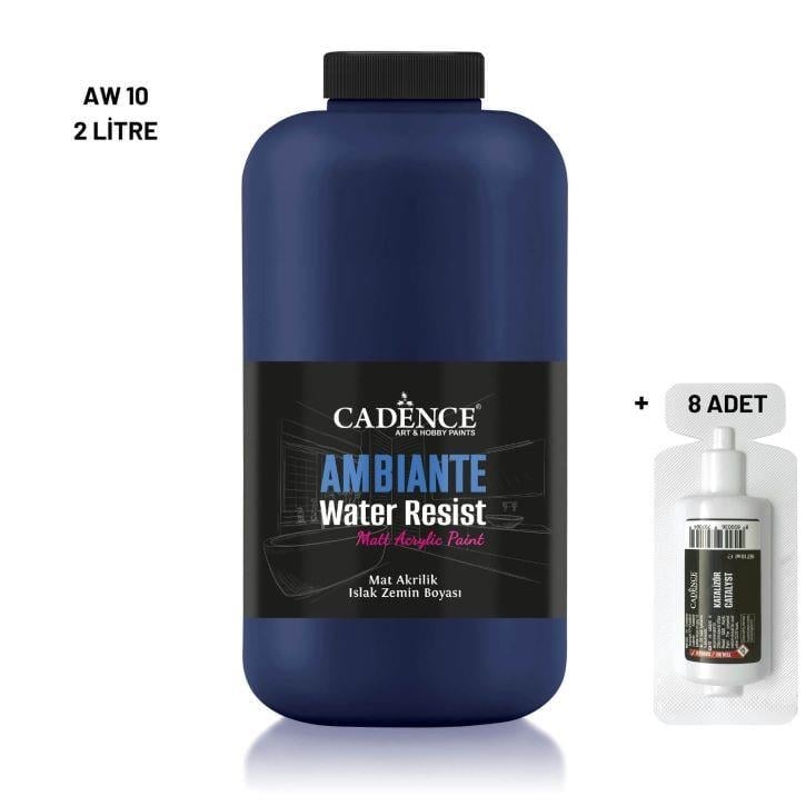 Ambiante Islak Yüzey Boyası AW-10 Okyanus 2000ML + Katalizör 80Gr