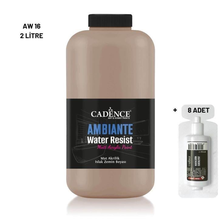Ambiante Islak Yüzey Boyası AW-16 Karton 2000ML + Katalizör 80Gr