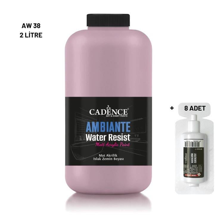 Ambiante Islak Yüzey Boyası AW-38 Toz Pembe 2000ML + Katalizör 80Gr