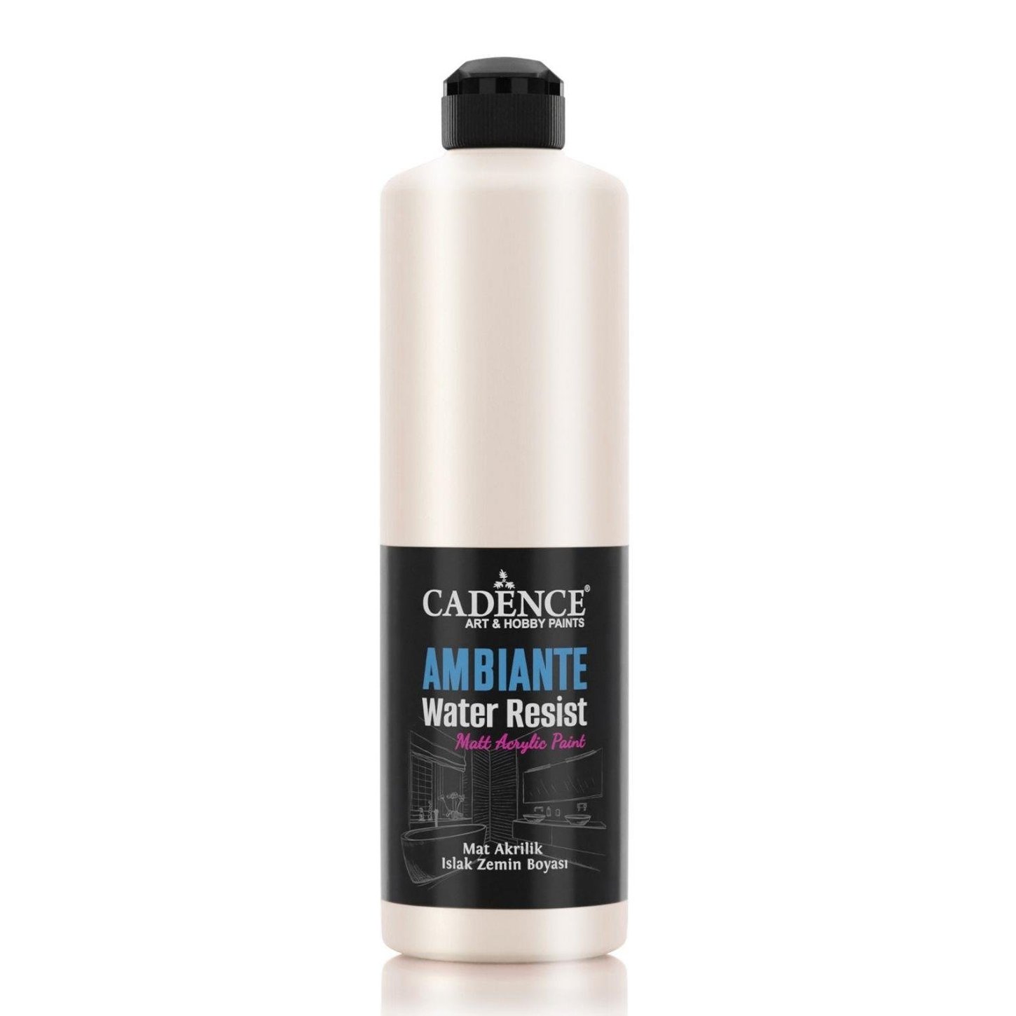 Краска для влажного пола Ambiante Металлик AWM-01 Жемчуг 500 мл