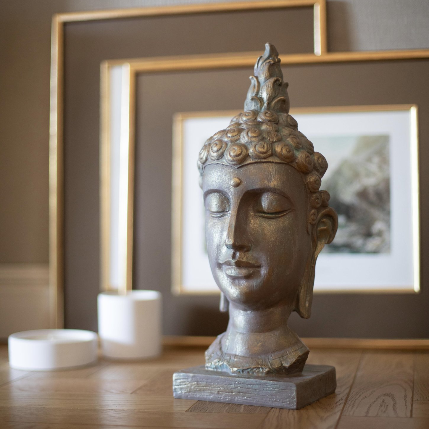 Budist Kadın Mask Obje