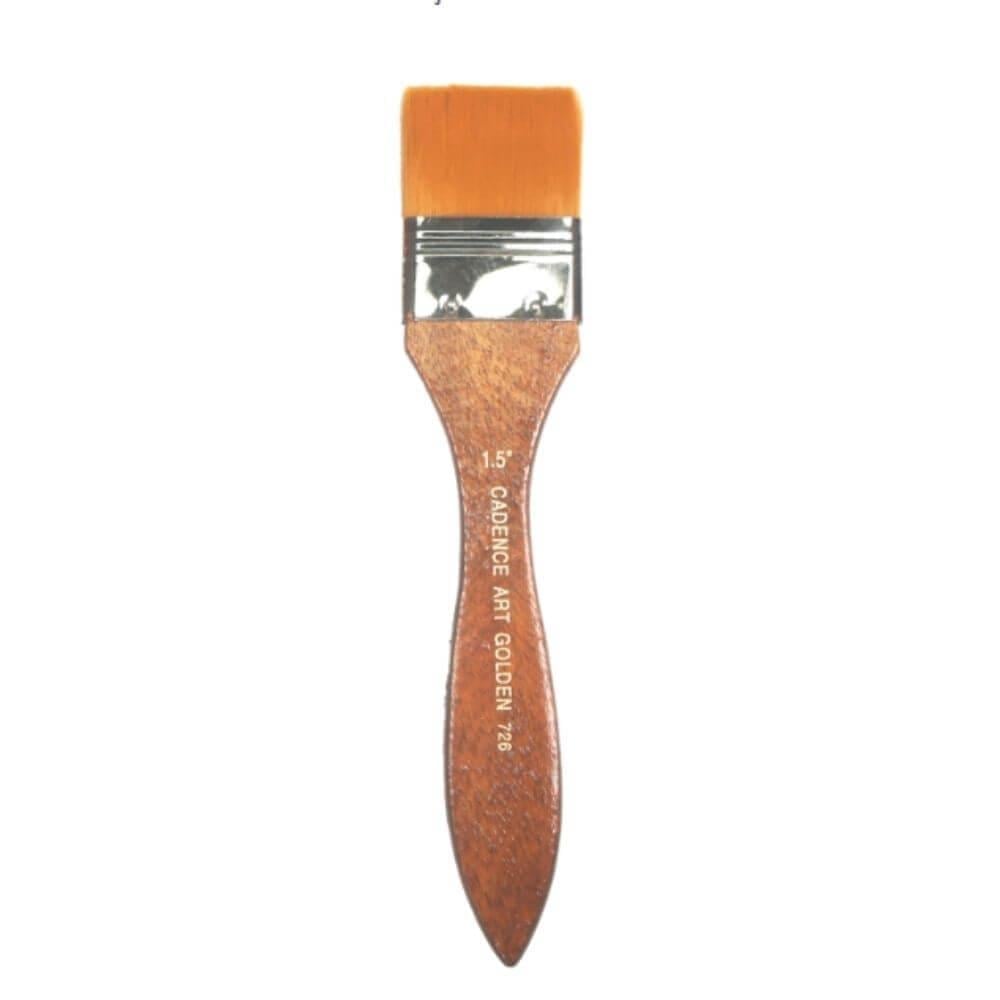 CA726 Altın Sentetik 3,5 cm Zemin Fırçası-1,5