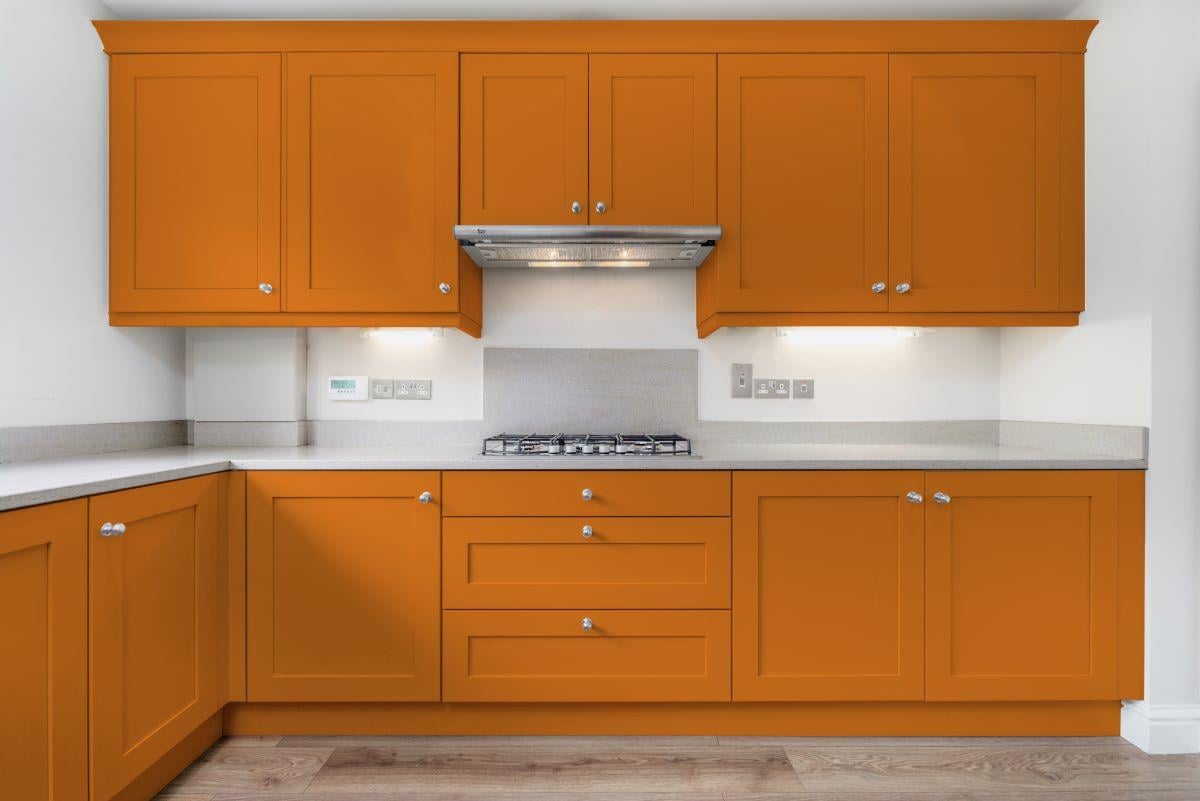 طلاء أكريليك متعدد الأسطح Cadence H011 برتقالي فاتح 2 لتر (3 كجم)