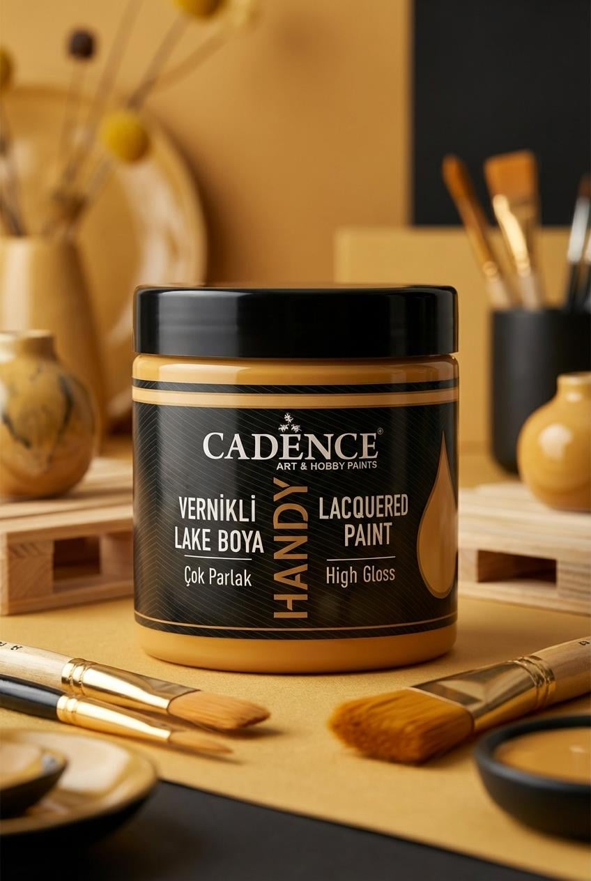 Краска Cadence Handy Lacquer L012 Оксидно-желтый, 250 мл - Cadence  - Ataşehir Toptan & Perakende Satış | Sanatsalhobi.com.tr