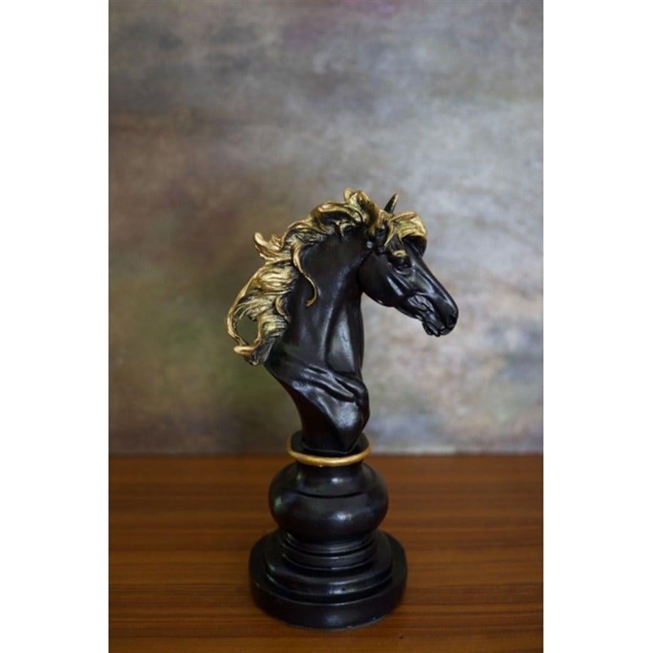 Chess Trio Üçlü Siyah Satranç Takımı Obje