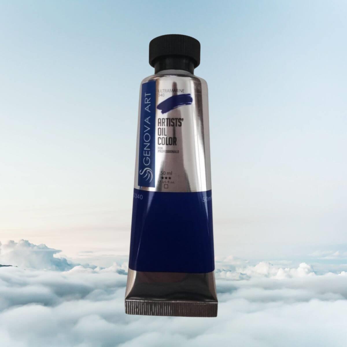 طلاء زيت جينوفا 340 الترامارين 50 مل