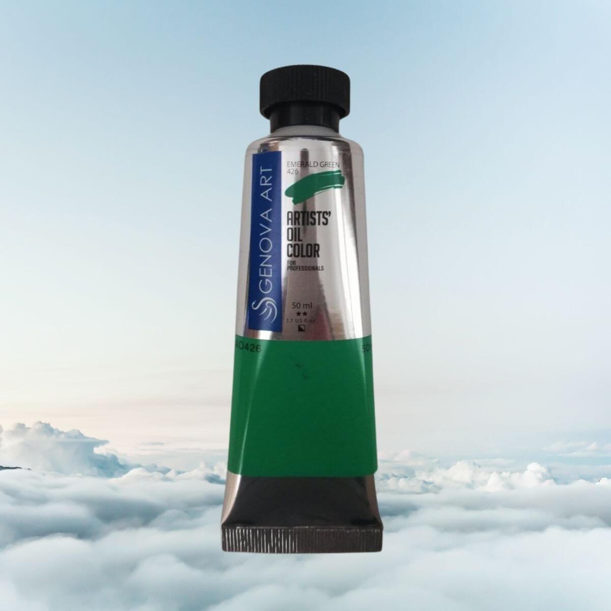 طلاء زيت جينوفا 426 أخضر زمردي 50 مل